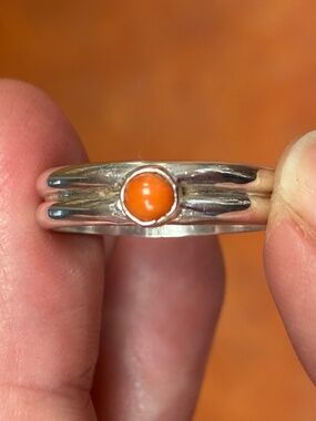 Navajo Sterling Silver 925 Ring, Signed & Stamped